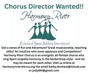 Chorus Director Wanted